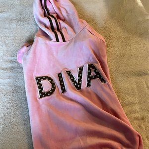 Diva Dog Hoodie by Monkey Daze - SIZE -Large
